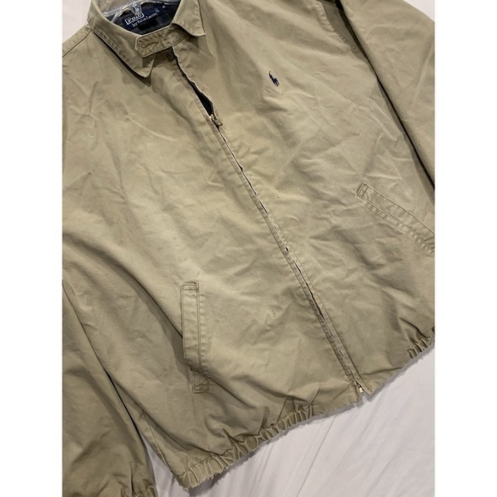 VTG Polo Ralph Lauren Harrington Jacket Men XLPlaid Lined Windbreaker Bomber - Picture 4 of 13